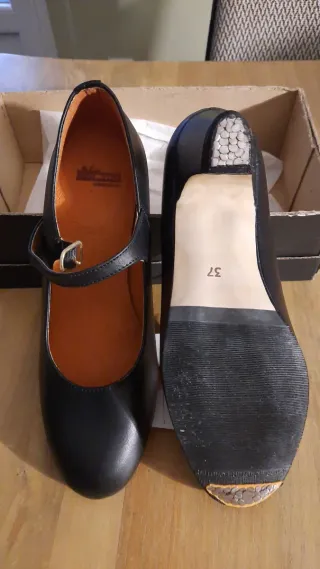 Zapatos Flamenco Reina Negros Talla 35(2) y 37