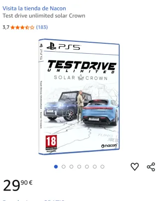 Test Drive Unlimited Solar Crown PS5