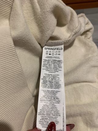 Lote 2 Sudaderas Springfield Talla M