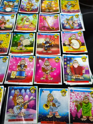 Cromos Gorila Instrumentos Musicales 80s