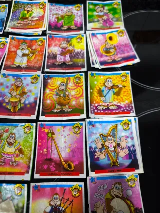 Cromos Gorila Instrumentos Musicales 80s