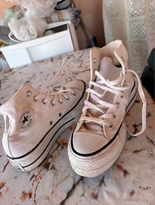 Converse All Star Alte Bianche