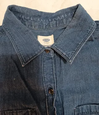 Camisa vaquera sin mangas para mujer