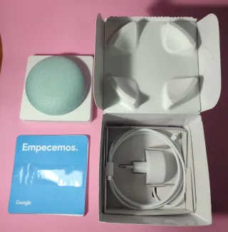 Google Home Mini Aguamarina