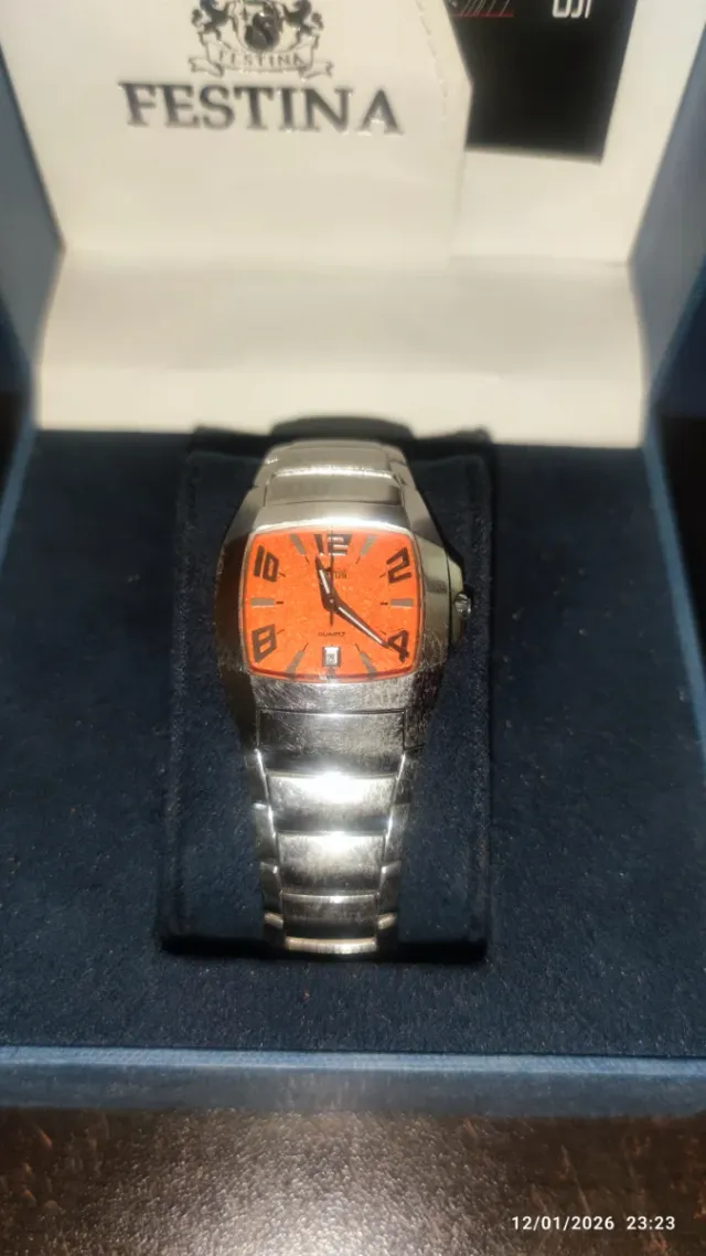 Reloj Lotus Mujer Naranja