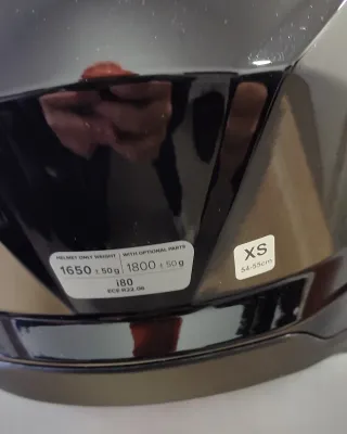 Casco Moto HJC i80 Talla XS Negro