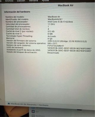 MacBook Air 2020 Argento