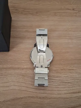 Orologio Guess Uomo Nero e Argento