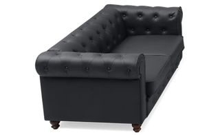 Sofá Chester negro 2 plazas A ESTRENAR