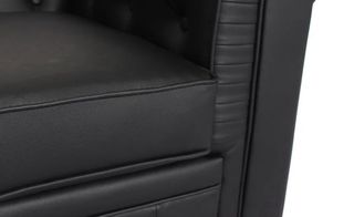 Sofá Chester negro 2 plazas A ESTRENAR