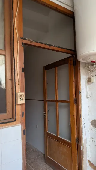 Puertas de madera rústica