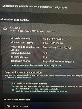 PC Gaming con luces LED RGB