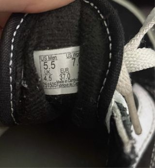 Zapatillas Vans Old Skool Negras Talla 37