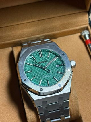 Seiko Mod Royal Oak 41mm Esfera Verde