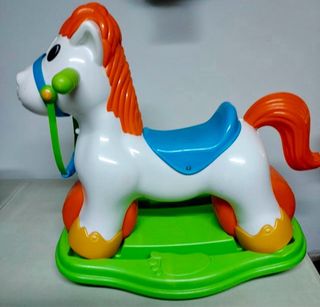 Caballo Correpasillos y balancin infantil