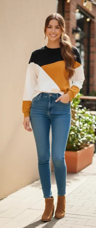 Blusa  Shein de mujer manga larga