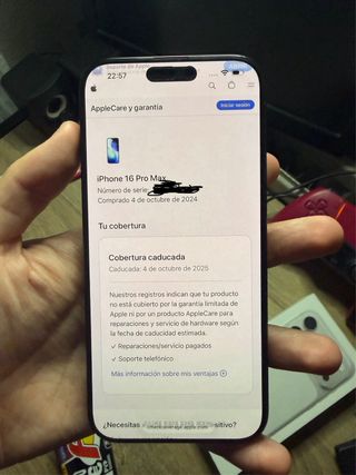 iPhone 16 Pro Max 512GB Negro/Gris