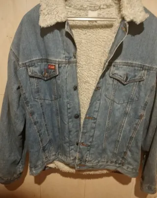 Chaqueta vaquera forrada hombre XXL