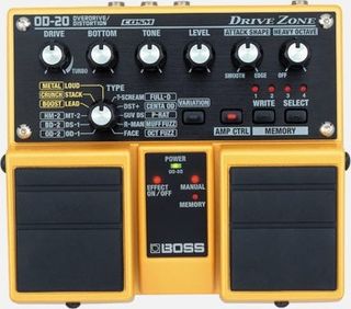 Boss OD-20 Drive Zone Pedal Distorsión Guitarra
