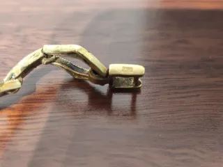 Pulsera de Plata 925 dorada envejecida