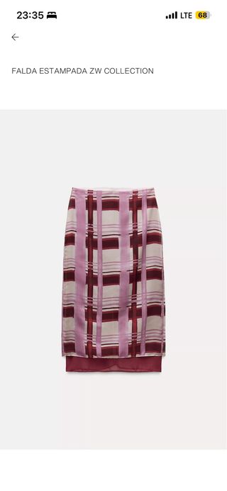 Falda ZW Collection Estampada