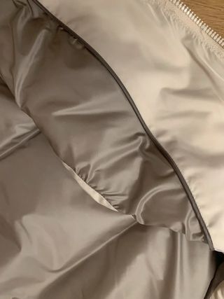 Chaleco plumífero Massimo Dutti beige Talla S