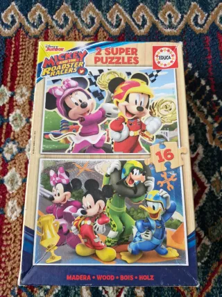 Puzzle Mickey y los Coches 2 Super Puzzles Educa