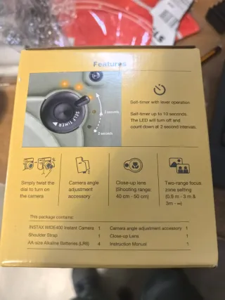 Fujifilm Instax WIDE 400 Cámara Instantánea