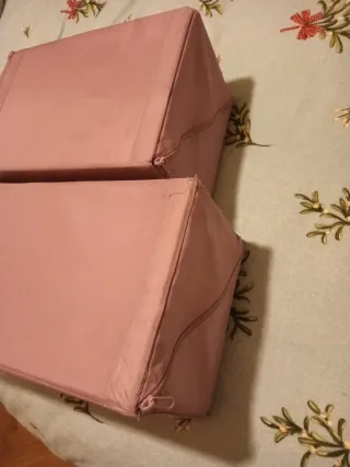 Cajas de almacenaje Ikea rosa (2 unidades)