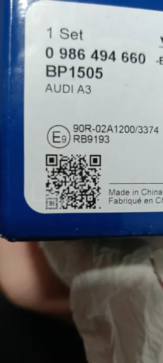 Pastillas Bosch Volkswagen