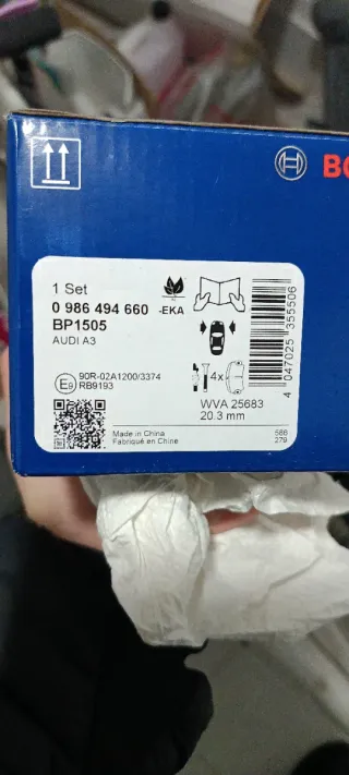 Pastillas Bosch Volkswagen