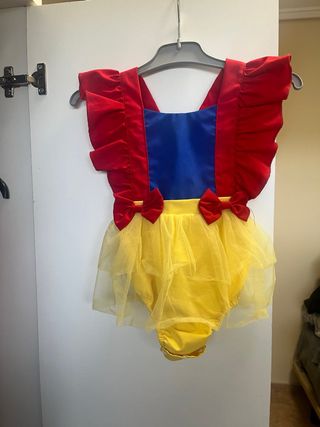 Vestido Blancanieves bebé 9-12 meses