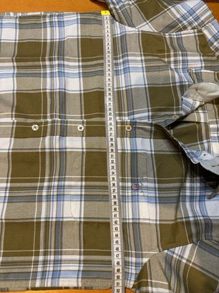 Gant Shirt Regular Fit Plaid L  Olive Green