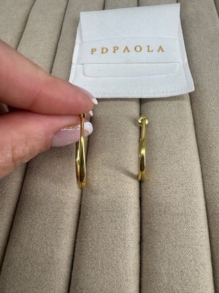 Pendientes PDPAOLA plata de ley y baño de oro