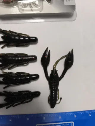 Señuelos vinilos depredadores spinning casting