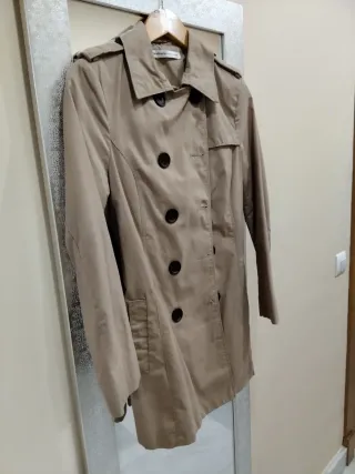 Gabardina Beige Mujer