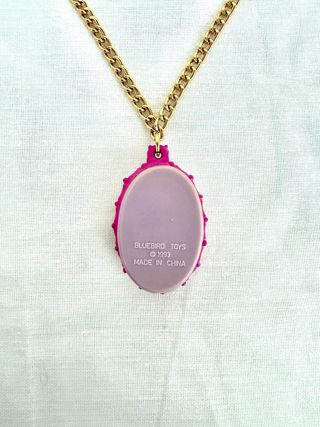 Colgante Polly Pocket Oval Cristal 1993