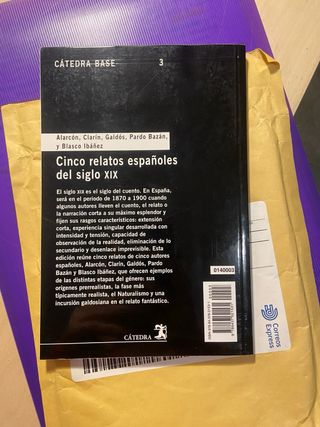 Cinco relatos españoles del siglo XIX (Catedra ...