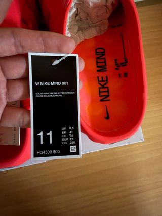 Nike Mind Slide 001 Solar Red Women