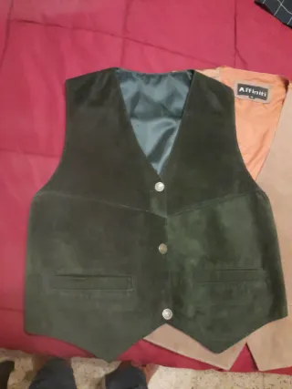 Chalecos de cuero ante talla 46