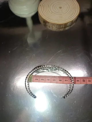 Pulsera Acero Plateado Motivos Marinos