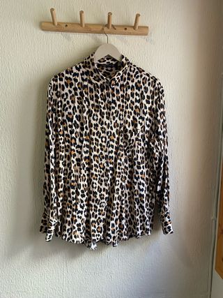 Camisa Zara Estampado Leopardo