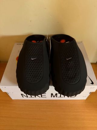 Nike Mind 001 Slide Black Chrome Women