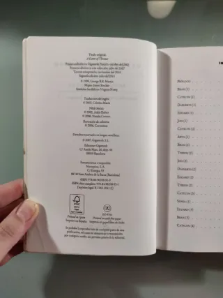 Juego de tronos, canción de hielo y fuego.