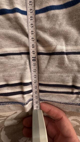 Polo Tommy Hilfiger Rayas Azul y Gris