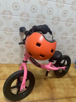 Bicicleta de equilibrio rosa Sawyer