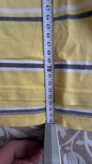 Polo Tommy Hilfiger Rayas Amarilla y Gris