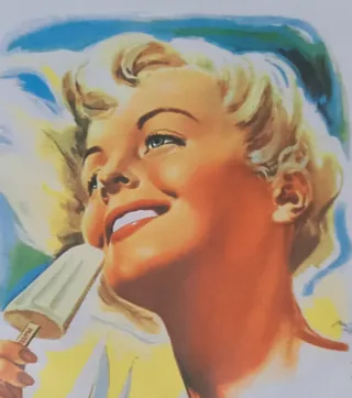 Targa pubblicitaria Gelati Motta