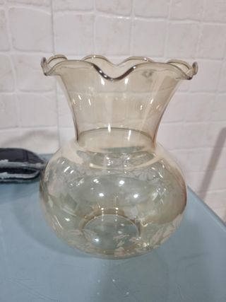 Tulipa de cristal clásica para lámpara