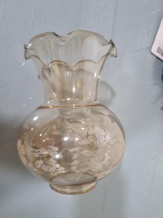 Tulipa de cristal clásica para lámpara